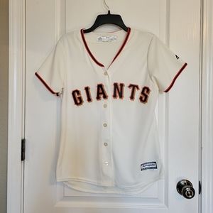 Nike San Francisco Giants Women's Cream Jersey Large (L)